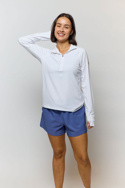 Foudy Mid-Weight Long Sleeve ½ Zip Top