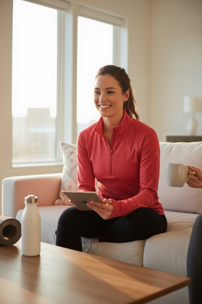 Foudy Mid-Weight Long Sleeve ½ Zip Top